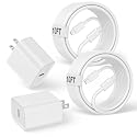 Extra Long USB C Fast Charger for iPhone 17 16 15 Fast Charging,20W Apple PD Quick Charger Block Adapter with 10FT Long Type C to C Charging Cable