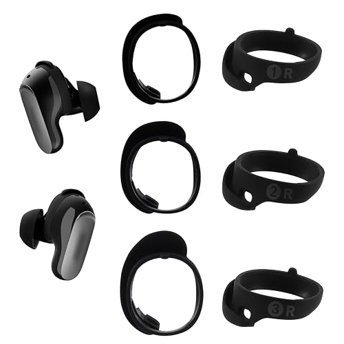 XMTYAN Replacement Ear Tips Compatible with Bose QuietComfort Ultra Earbuds (2023 & 2nd Gen 2025), Anti-Slip Silicone Wingtip Covers Eartip