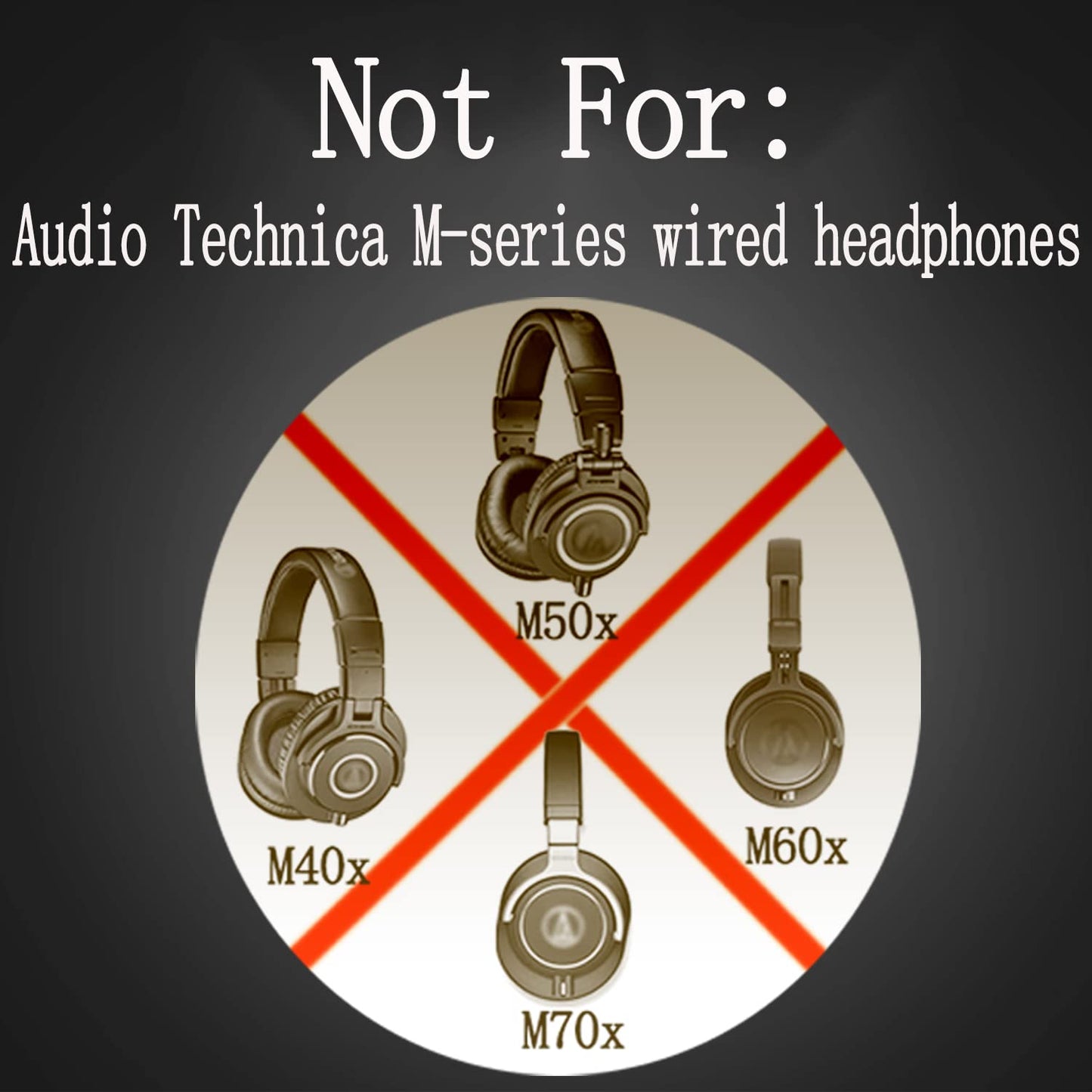 FAAEAL ATH-M50xBT Coiled Audio Cable Compatible with Audio Technica SR50BT ANC9 Sony WH-1000XM5 XM4 WH-XB910N MDR-1000X Headphones 3.5mm(1/8")…