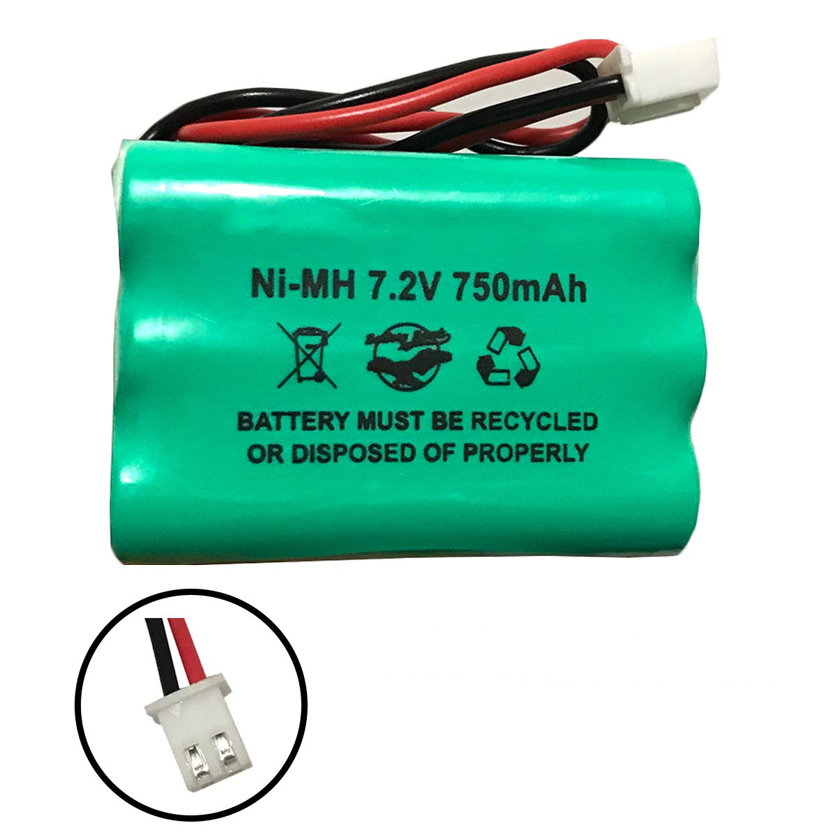 34-051 ITI 34051 6HR-AAAU 6HRAAAU 7.2v 750mAh Ni-MH Battery Pack Replacement for Security Alarm System 6HRAAAU34051