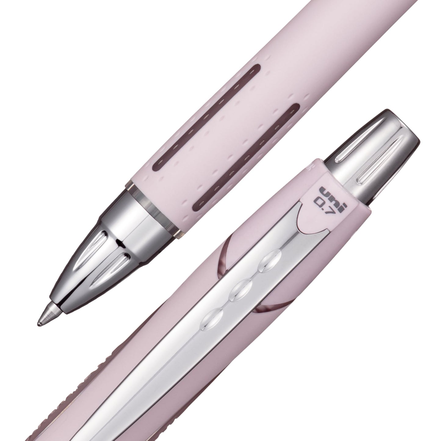 Uni-Ball Jetstream RT Ballpoint Pen, Fine Point (0.7mm), Lavender Barrel, Black Ink, 6 Pens