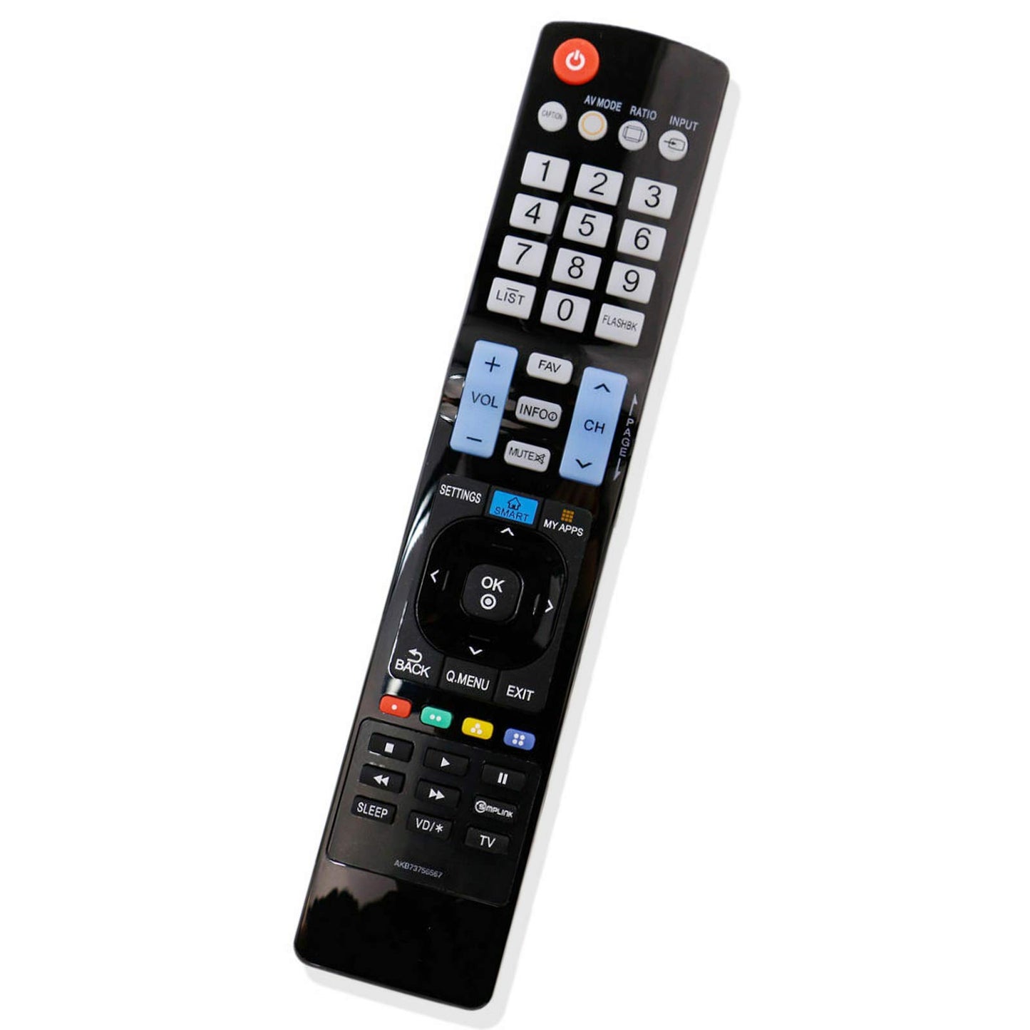 AKB73756567 Replace Remote Control fit for LG LED LCD Smart TV HDTV 32LB5800 39LB5800 40UB8000 42LB5800 47LB5800 47LB6100 49UB8200 50LB6100 55LB5800
