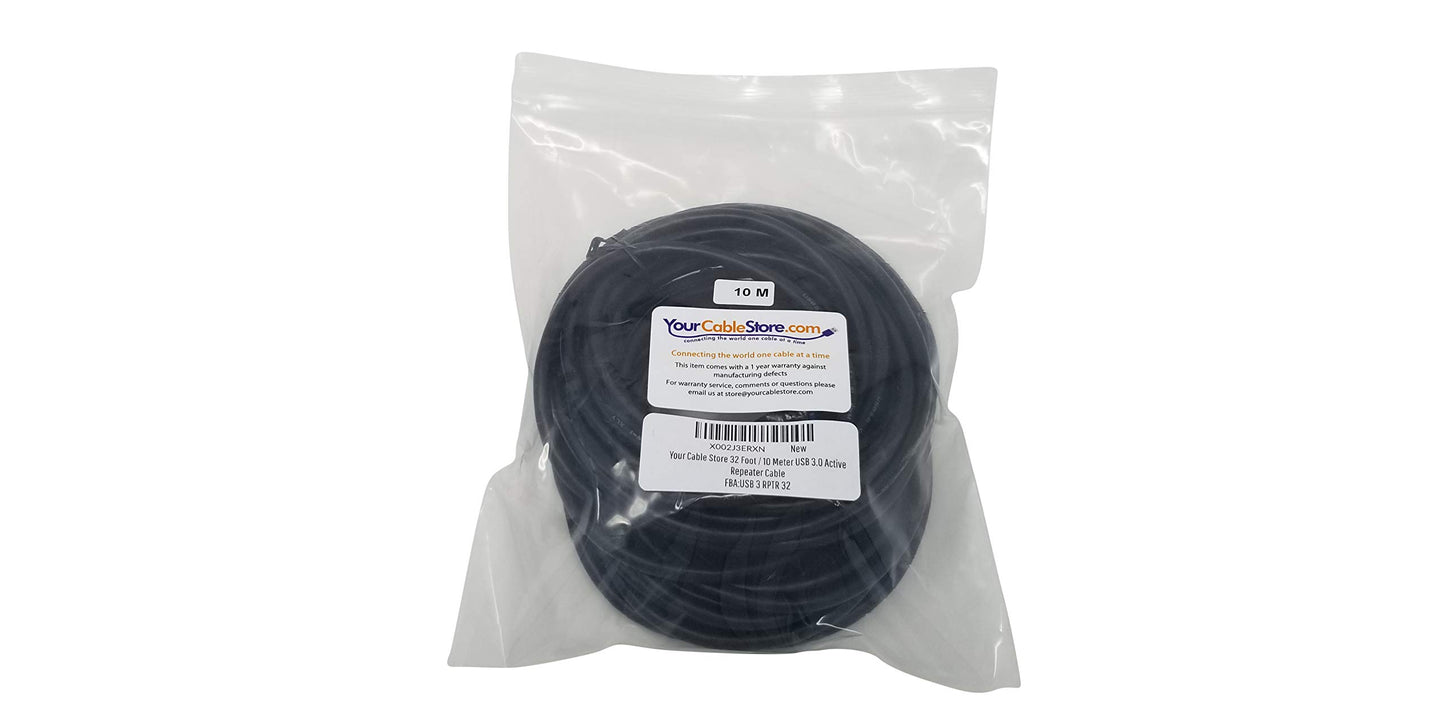 Your Cable Store 32 Foot / 10 Meter USB 3.0 Active Repeater Cable