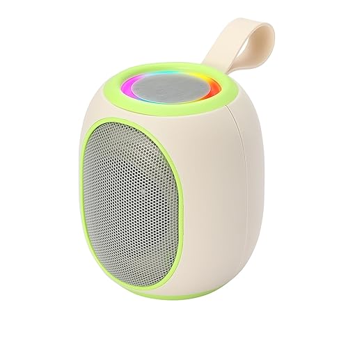 WS-338 Mini Bluetooth Replica Speaker - Portable HD Sound with LED Ring Light, Built-in Microphone, USB/TF Support, Surprise Gift for Music