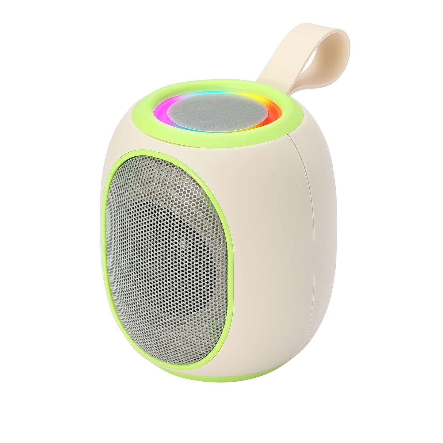 WS-338 Mini Bluetooth Replica Speaker - Portable HD Sound with LED Ring Light, Built-in Microphone, USB/TF Support, Surprise Gift for Music