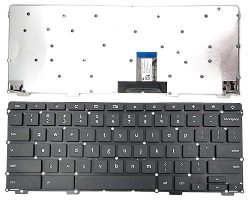 New US Black English Laptop Keyboard (Without Frame) Replacement for Toshiba Chromebook CB30-B3121 CB30-B3122 CB30-B3123 CB35-B3300 CB35-B3330