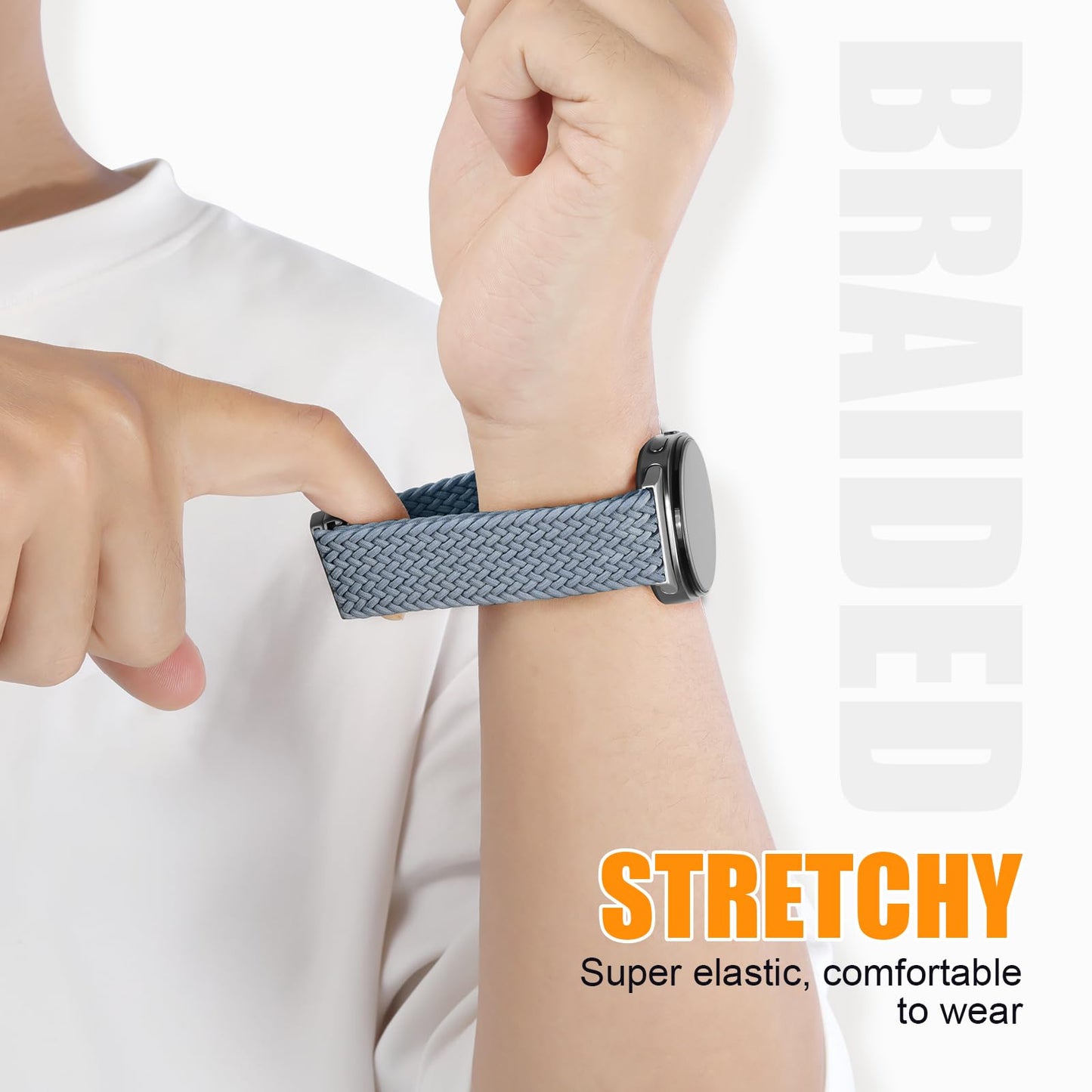 Magnetic Nylon Strap for Samsung Galaxy Watch 8 9 Band/Watch 8 Classic Band