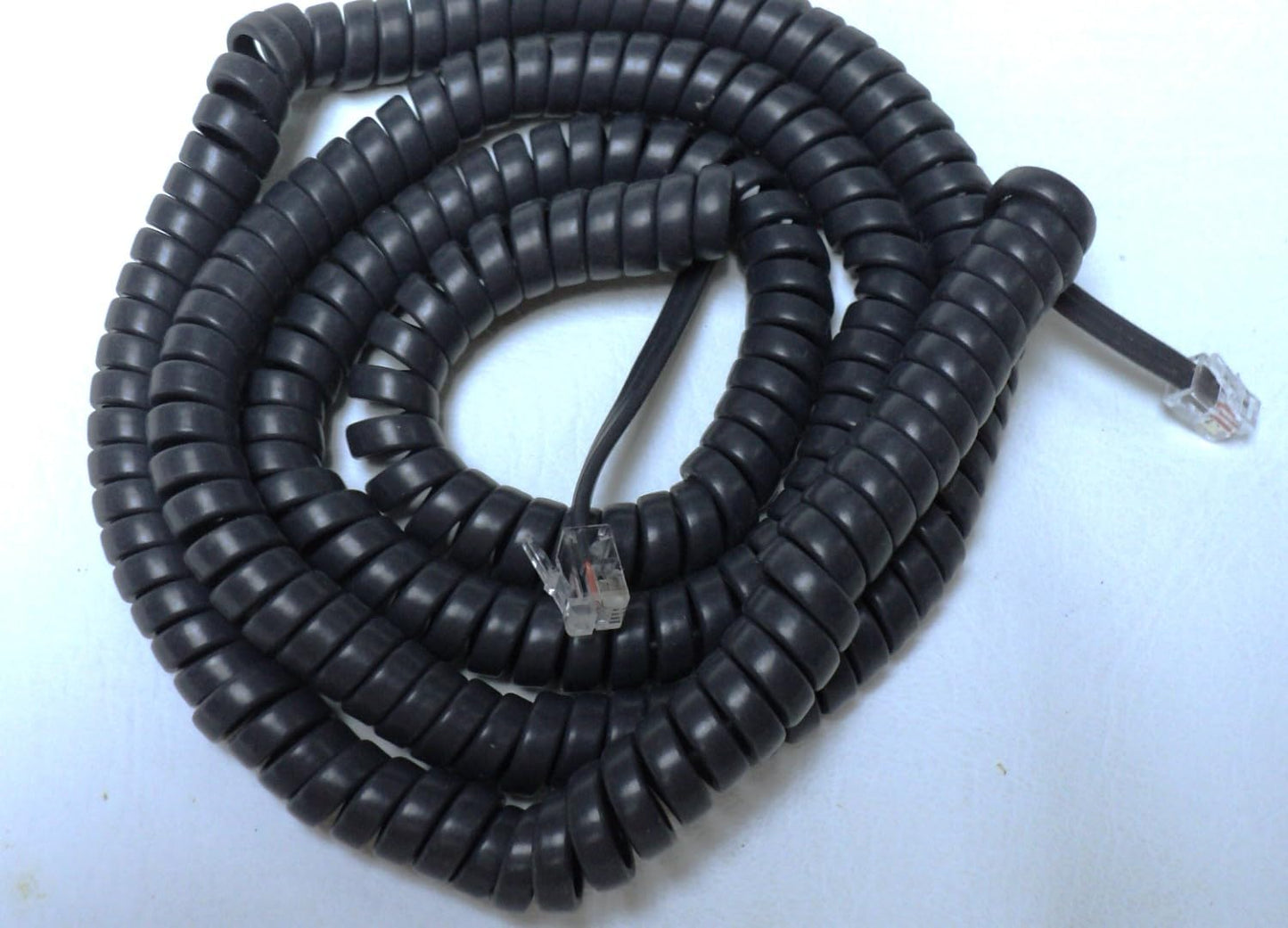DIY-BizPhones Charcoal Gray 25 Ft Handset Cord Compatible with Toshiba Phone DKT2000 DKT3000 DKT3200 Series DKT2010 DKT2020 DKT3010 DKT3020 DKT3210