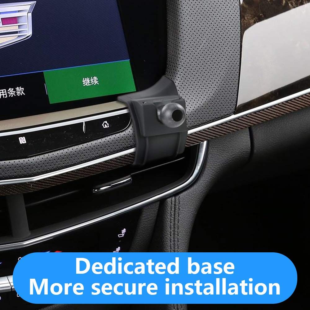 LUNQIN Car Phone Holder for Cadillac CT6 2016 2017 2018 2019 2020 and CT6-V 2019 2020 Auto Interior Accessories Best Cell Phones Mount Cellphone
