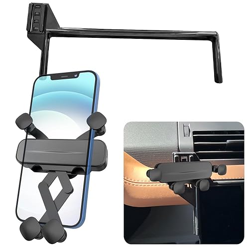 LUNQIN Car Phone Holder for Land Rover Defender 2022 2023 2024 2025 Auto Accessories 90 110 130 p300 p400 p500 p525 Navigation Screen Bracket Interior