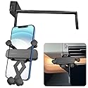 LUNQIN Car Phone Holder for Land Rover Defender 2022 2023 2024 2025 Auto Accessories 90 110 130 p300 p400 p500 p525 Navigation Screen Bracket Interior