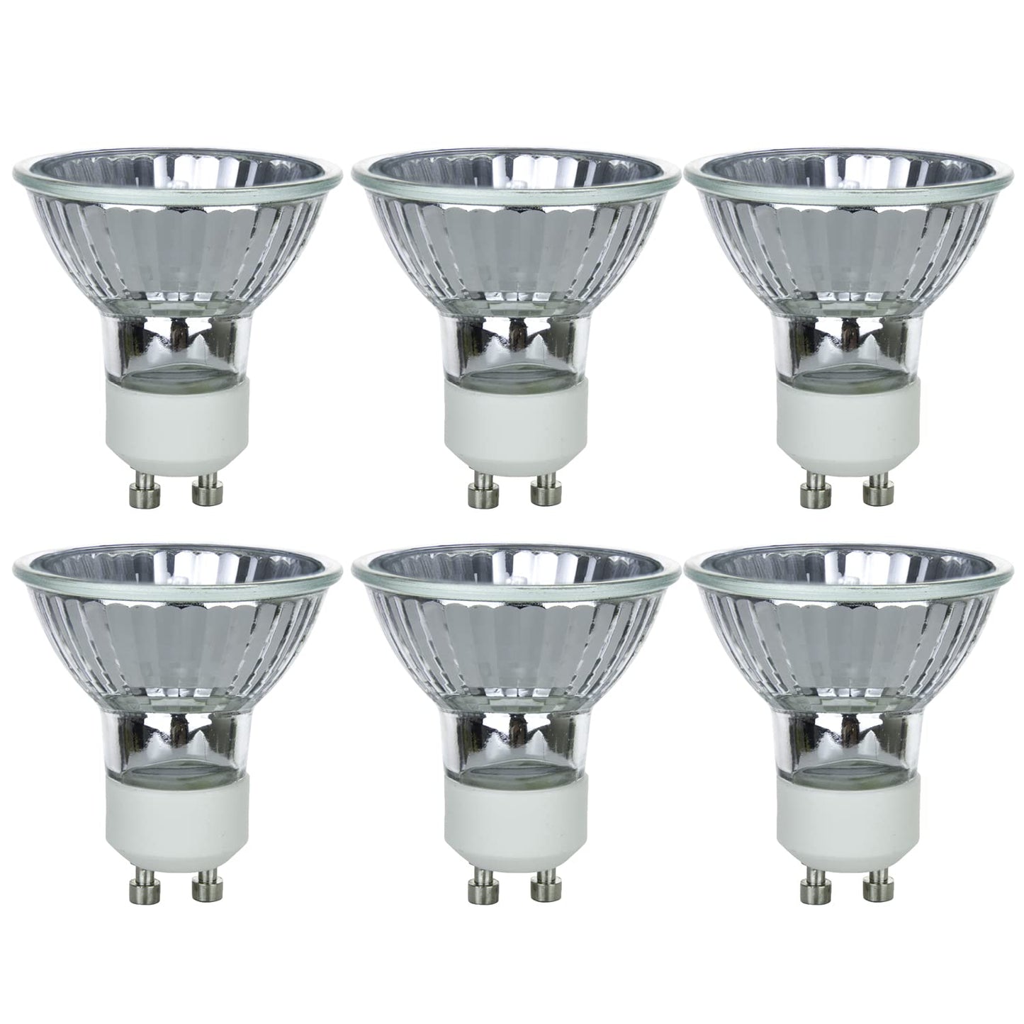 Sunlite 40712 MR16 Halogen Reflector Bulb, 35 Watt, 38° Flood, 120 Volt, 2000 Hour Life Span, Dimmable, GU10 Base, Cover Guard, 3200, ANSI FMW
