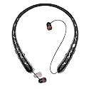 Finpola Neckband Bluetooth Headphone, Retractable Headphones with Bluetooth 5.3 & Noise Cancelling Mic，Neckband Headphones for Office Meetings…