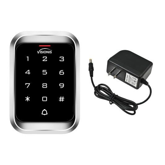 Visionis FPC-5661 VIS-3000 Access Control Indoor + Outdoor Rated IP68 Keypad + Reader Standalone, Wiegand 26, No Software, EM Cards, 1000 Users Kit +