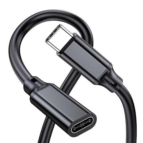 USB C Extension Cable 10FT,USB 3.2 10gbps Male to Female Type C 3.1 5A PD240W Fast Charging Cable 4K Video for Switch,MacBook Pro/Air,iPad Pro,Dell