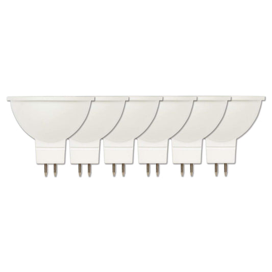 Westinghouse 3363820 35W Equivalent MR16 Flood Dimmable Bright White LED Light Bulb with GU5.3 Base (6 Pack)