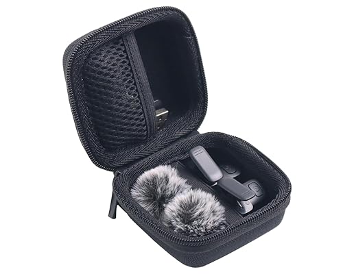inDomit Hard Protective Travel Case Compatible with Wireless Microphones, Boya Wireless Lavalier, Aikela, Leettus, Ejcc, Caiord, Pqrqp, Maybesta