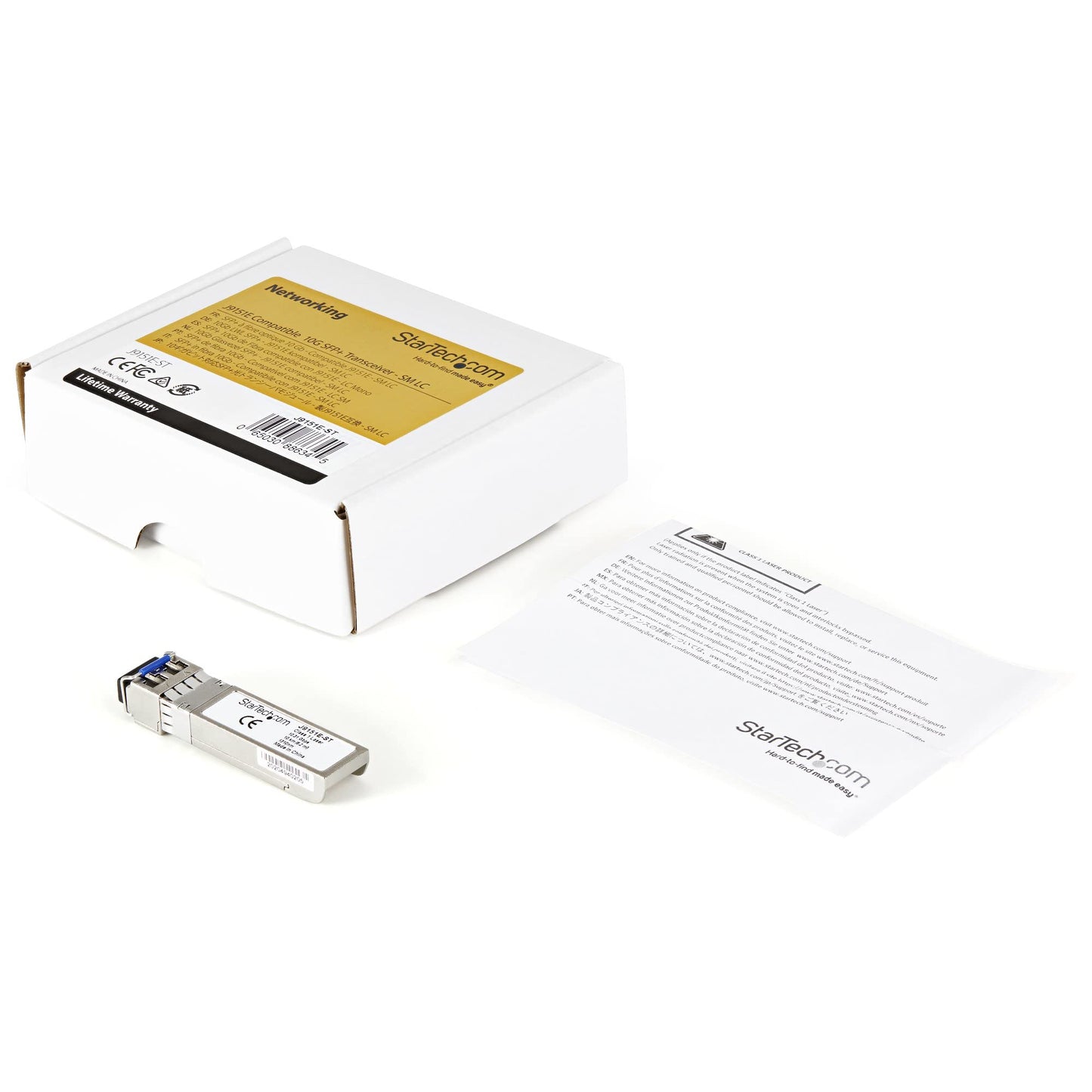 StarTech.com HPE J9151E Compatible SFP+ Module - 10GBASE-LR - 10GbE Single Mode (SMF) Fiber Optic Transceiver - 10GE Gigabit Ethernet SFP+ - LC 10km