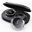 BEVCEFCC Wireless Bluetooth 5.4 Over-Ear Headphones with Ear Hook, Dual Device Simultaneous Connection, Clip-On Ear Design, Lightweight Earbuds…