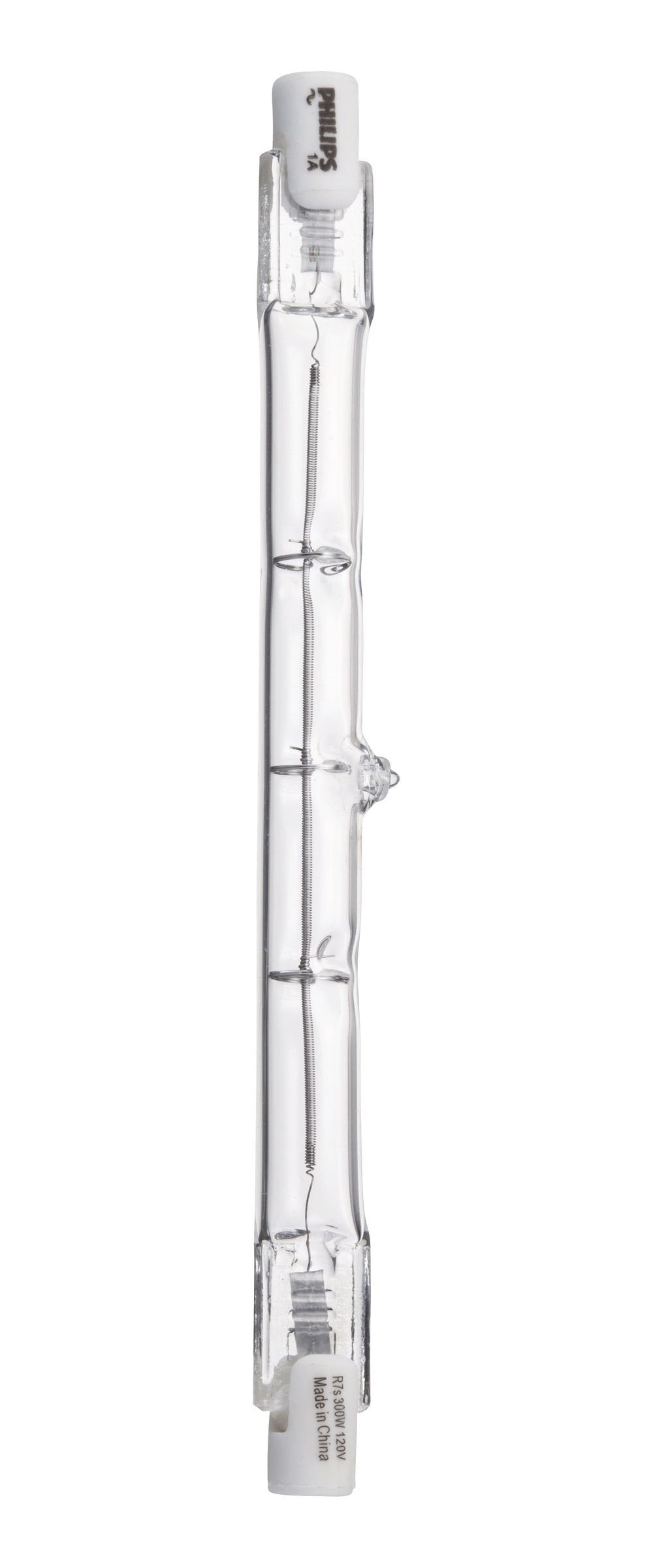 PHILIPS LED 415711 300-Watt 4.7-Inch T3 RSC 120-Volt Light Bulb with Double Ended Base, 2-Pack,Bright White