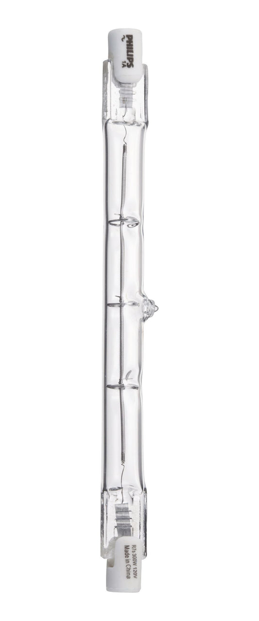 PHILIPS LED 415711 300-Watt 4.7-Inch T3 RSC 120-Volt Light Bulb with Double Ended Base, 2-Pack,Bright White