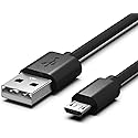 Blazin USB-A to Micro USB Charging Only Cable - USB 2.0 - Universal Compatibility - 2 Feet Long, Black