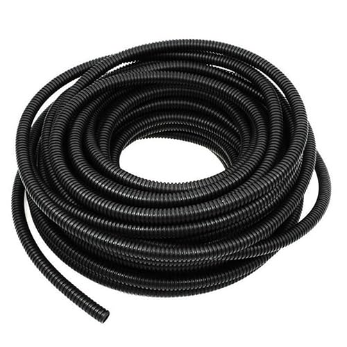 ESUPPORT 3/8 Inch 20 Feet Split Loom Wire Flexible Tubing Conduit Hose