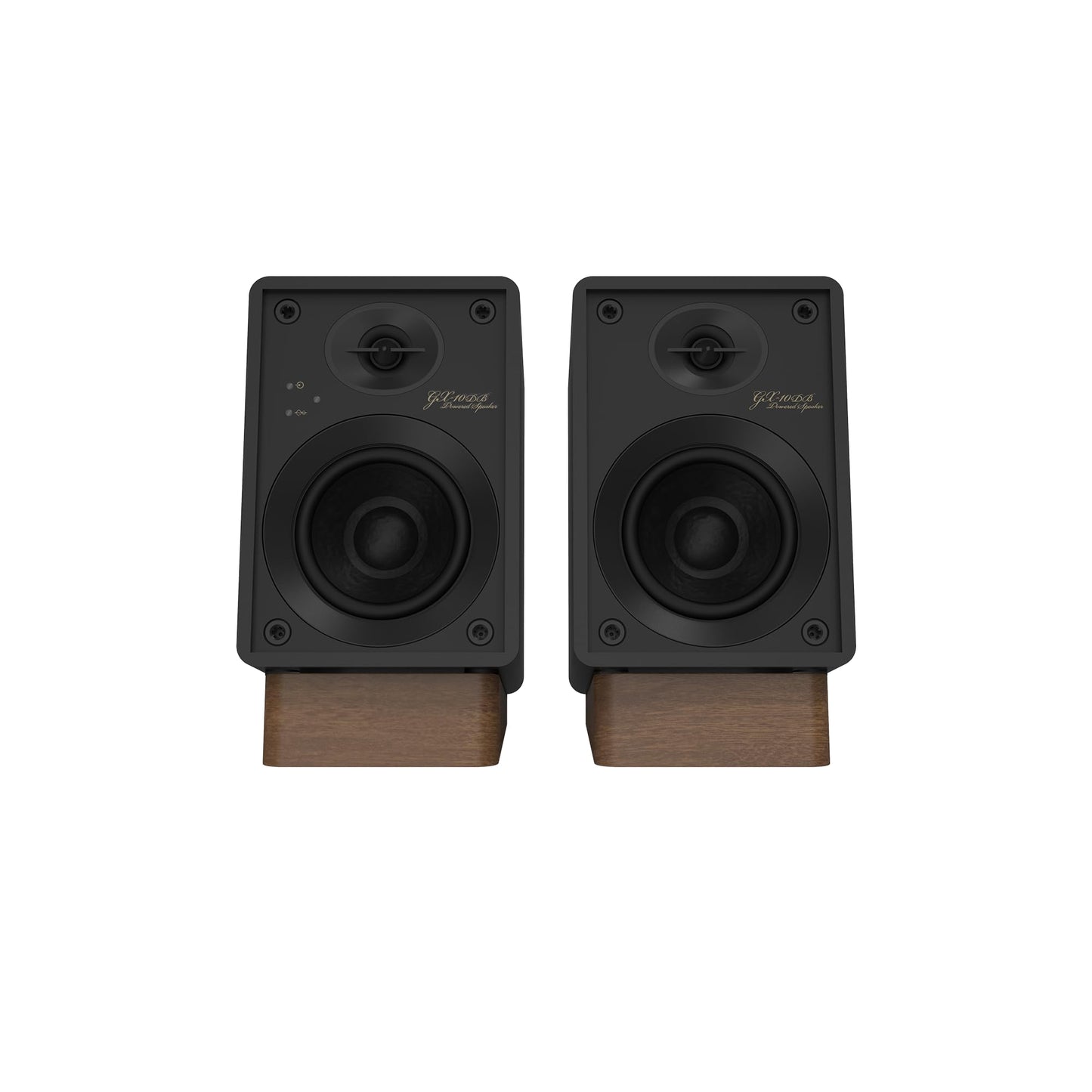 Onkyo Creator Series GX-10DB Powered Speakers, Black - 3" woofer, USB/C, line/Phono, Optical Ports and Bluetooth 5.3 LE Audio connectivity