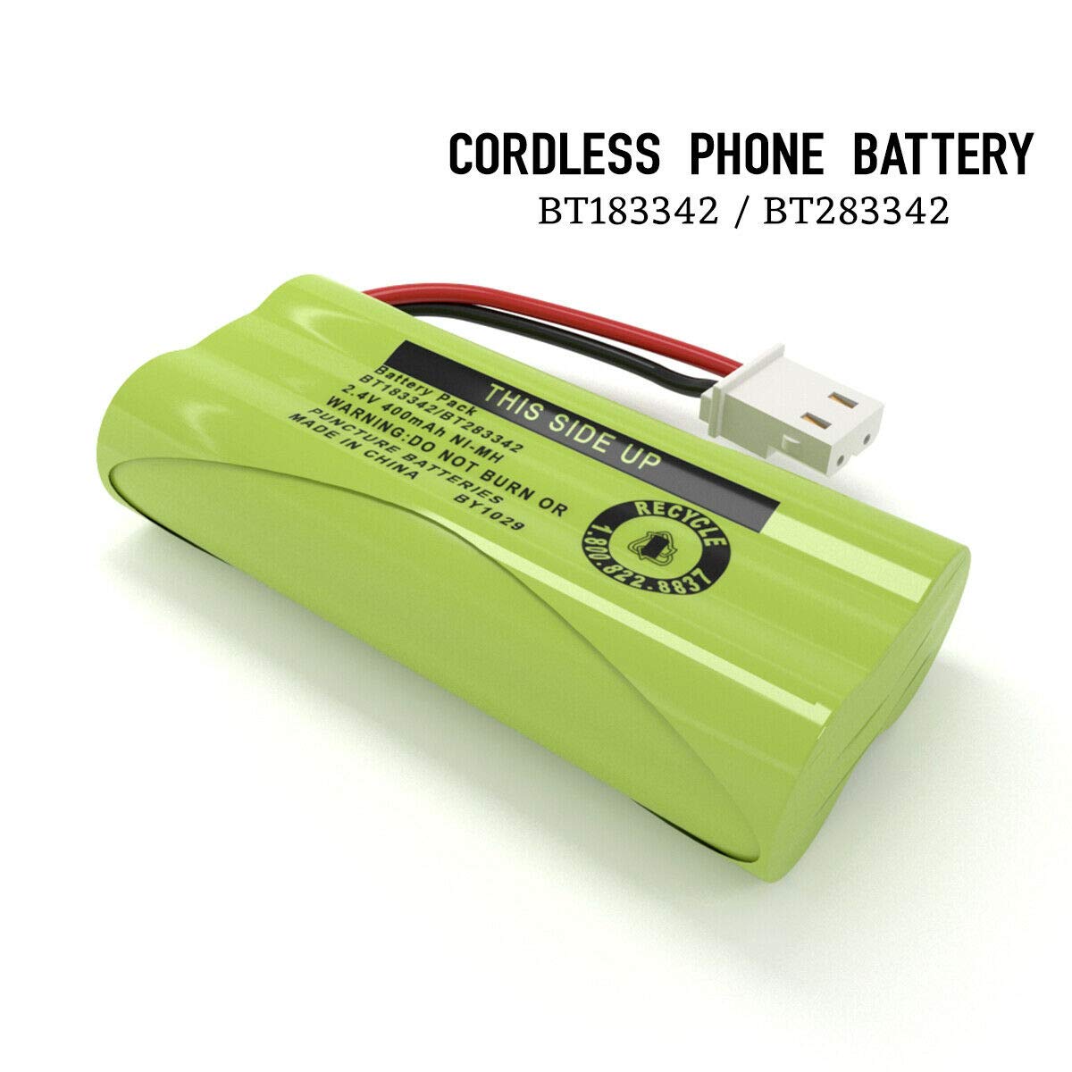 2-Pack Cerepros BT183342 BT283342 Battery Packs for VTech Cordless Phone