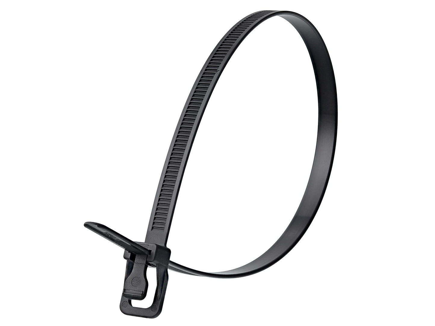 RETYZ 36-Inch Black Reusable Releasable Cable Ties - 10 Pack, 175 lb Strength, Patented Quick-Release, Ultra-Durable for Heavy-Duty Commercial