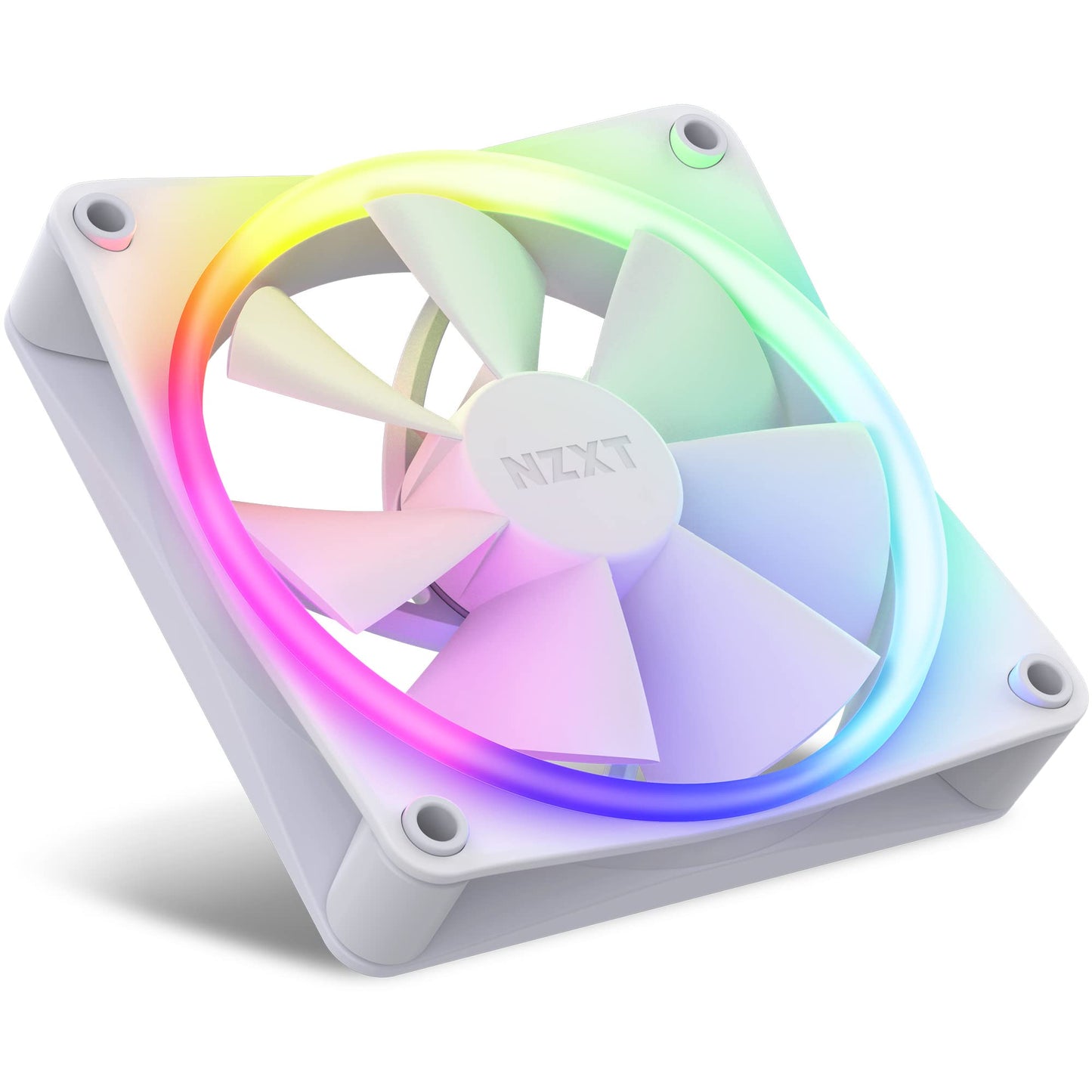 NZXT AER F120 RGB White - High Performance Airflow Fans - Single