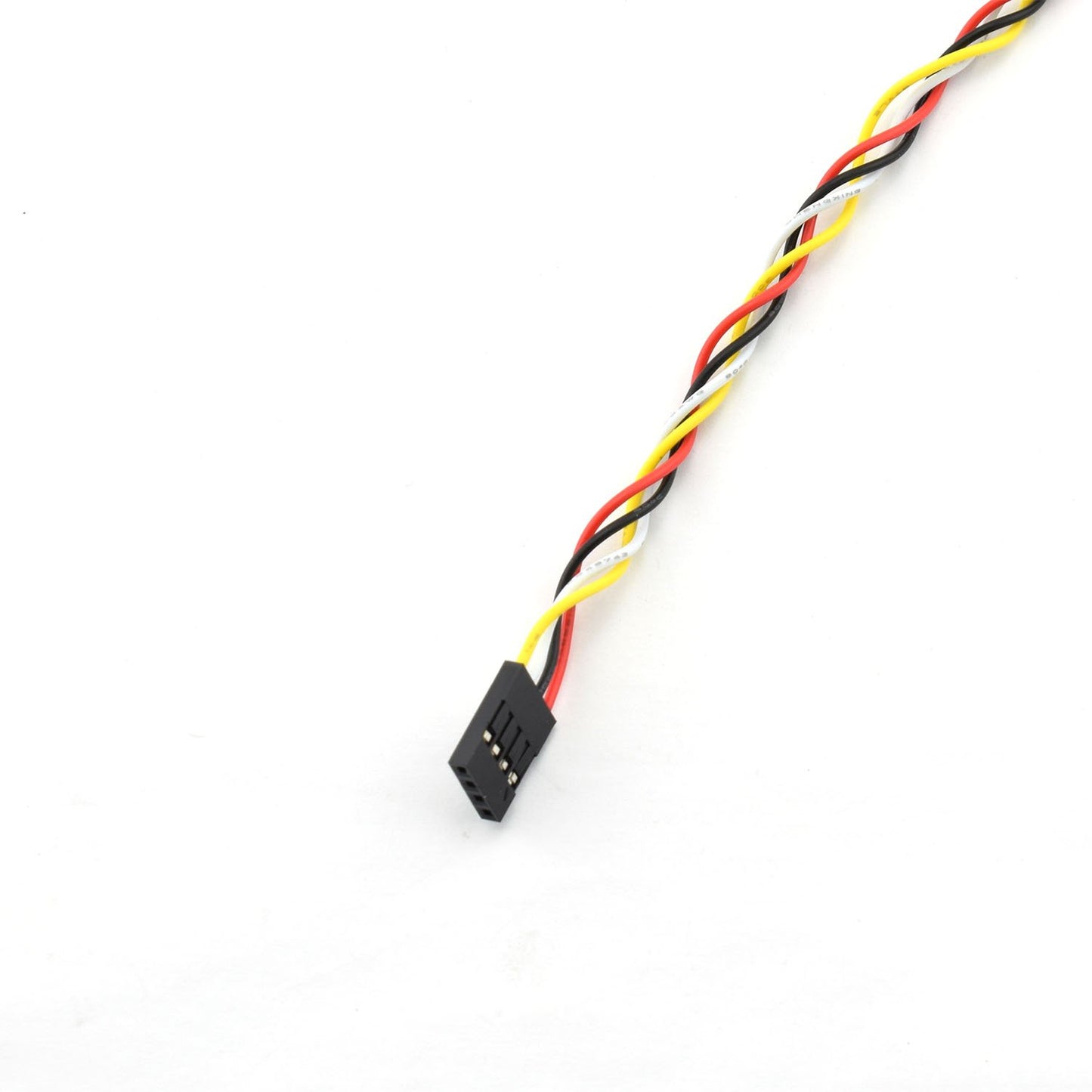 ZYAMY 10PCS 4P Line 4P Pins 2.54mm Pitch Female to Female Cable Connector Multicolor Jumper Wire for Breadboard 20CM