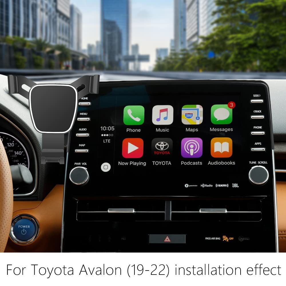 LUNQIN Car Phone Holder for Toyota Avalon 2019-2022?Avalon Hybrid 2019-2022 Auto Accessories Navigation Screen Bracket Interior Decoration Mobile Cell