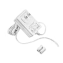 Rollerhouses 24V 1A 24W White Plug-in Transformer DC Wall Charger Adapter/Power Supply Adapter w/5 Ft Cable, AC 100-240V to DC 24V Power Converter…