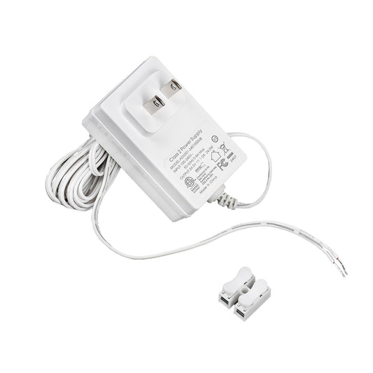 Rollerhouses 24V 1A 24W White Plug-in Transformer DC Wall Charger Adapter/Power Supply Adapter w/5 Ft Cable, AC 100-240V to DC 24V Power Converter…