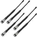 KENMAX BNC Antenna VHF 136-174MHz for ICOM V8 V82 V85 (5 Pack)