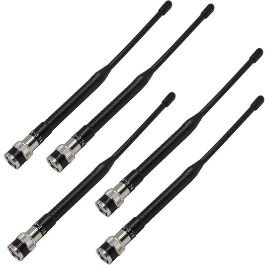 KENMAX BNC Antenna VHF 136-174MHz for ICOM V8 V82 V85 (5 Pack)