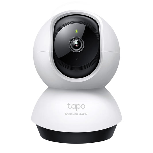 TP-Link Tapo 2K QHD Pan/Tilt Security Camera for Pet Camera, Baby Monitor, Motion Detection, Motion Tracking, 2-Way Audio, Night Vision, Cloud &SD