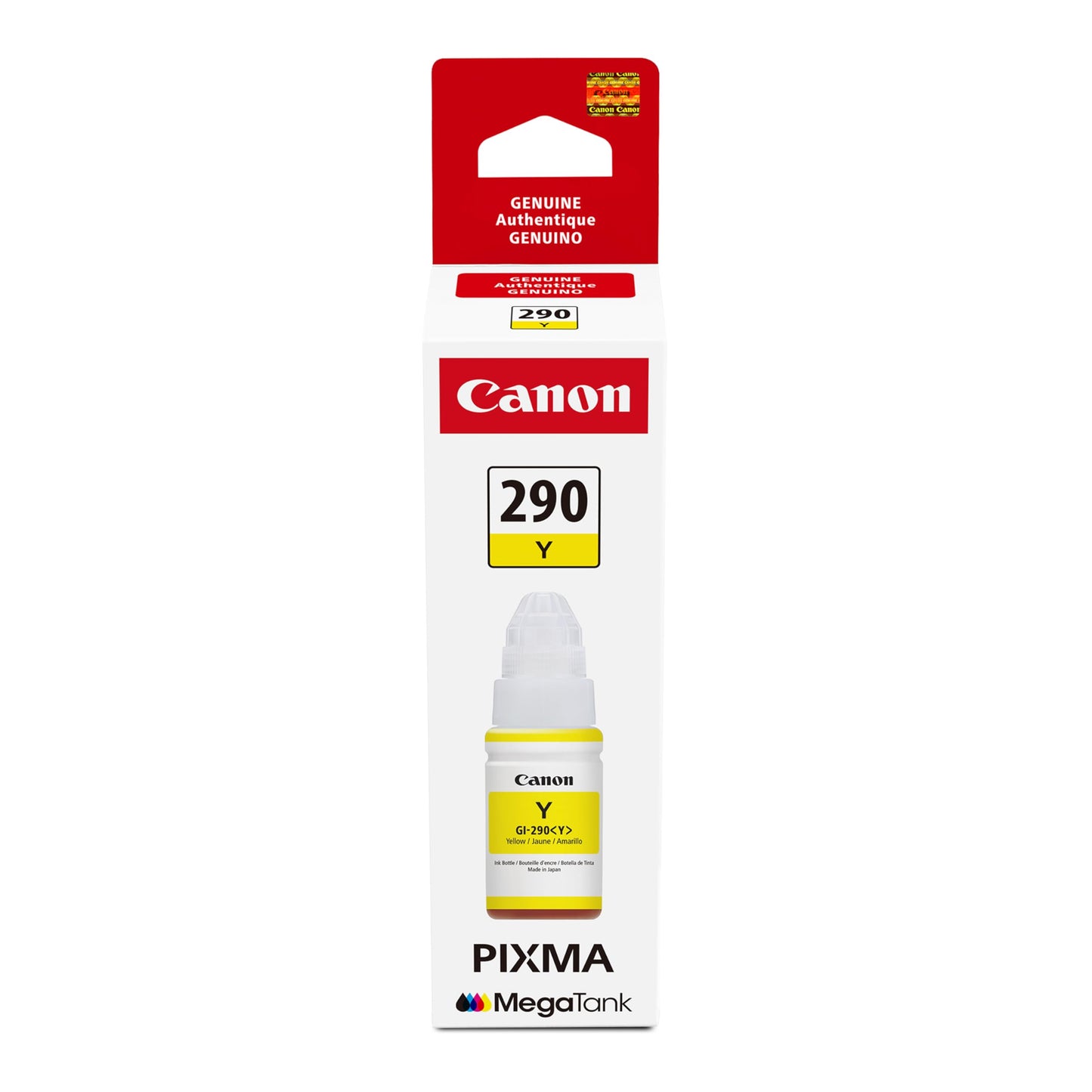 Canon GI-290 Genuine Yellow Ink Tank, Compatible with Megatank G4200, G3200, G2200, G1200, and G4210 Printers