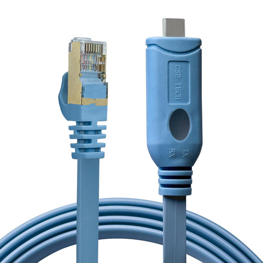 DSD TECH SH-RJ45C USB Type C to RJ45 RS232 Console Cable for Routers and switches(3M/10FT)