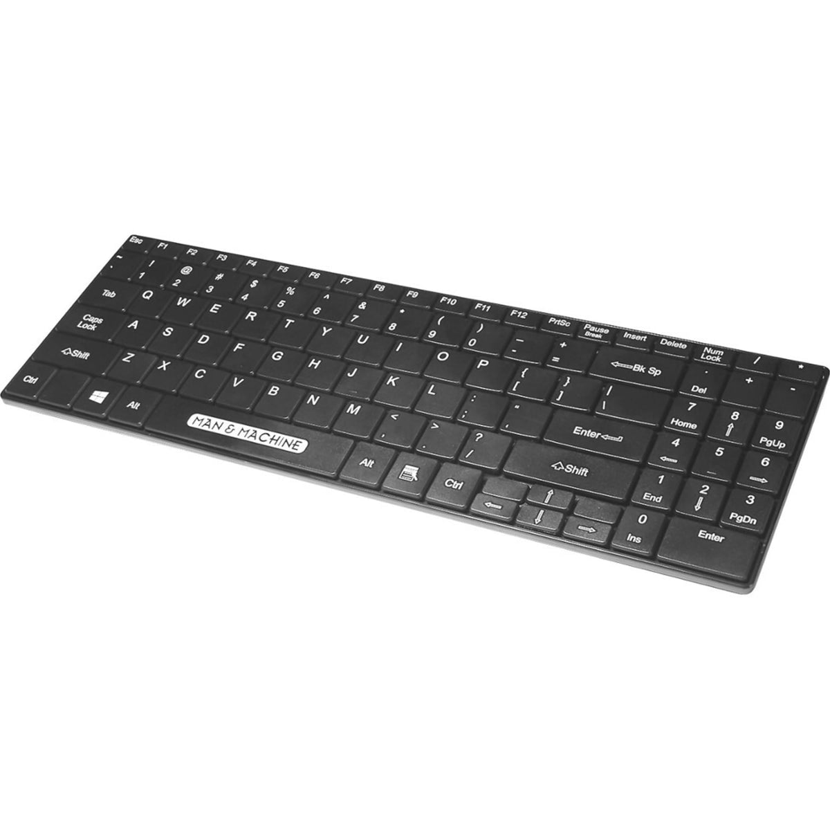 Man & Machine Its Cool Keyboard, Washable- Black