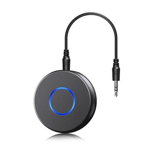 SONRU Bluetooth Aux Adapter for Car, Wireless Audio Receiver, Portable Hands-Free Kit with RCA AUX 3.5mm for Home/Car Stereo Music Streaming Sound