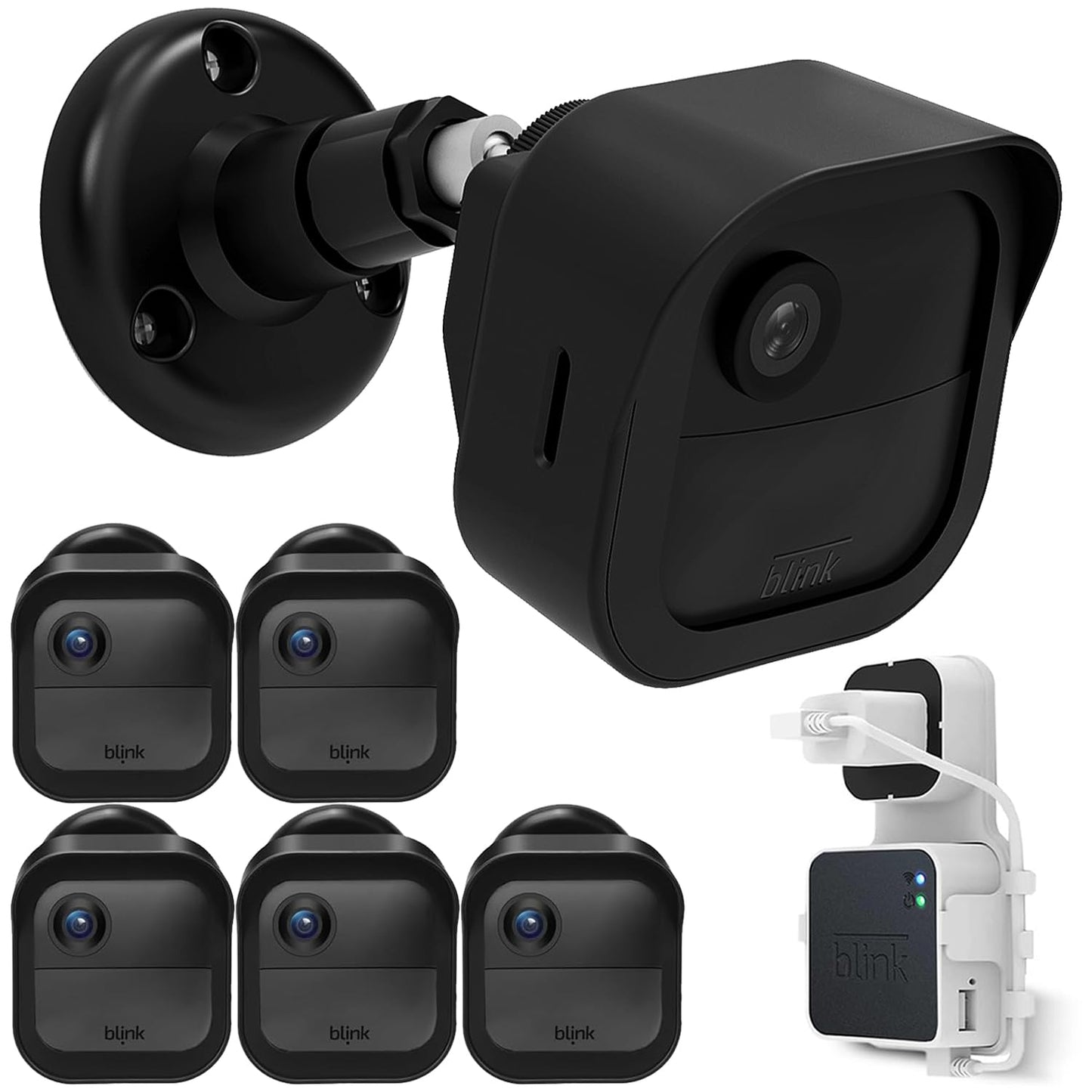Averfeel Blink Outdoor Camera Mount - Protective Housing and 360 Degree Adjustable Mount for Blink Outdoor 4th Gen Surveillance Camera (5Pack)