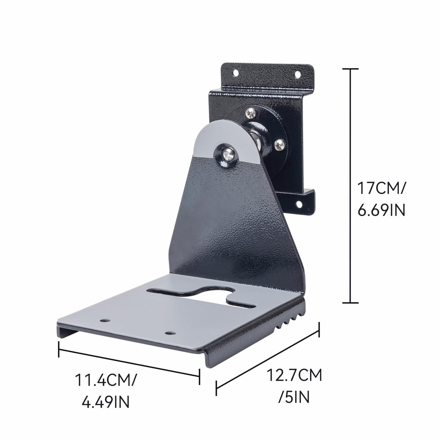 Fbyuitap 2 Pack Adjustable Swivel Metal Wall Mount Wall Bracket Compatible with Sonos Era 300 Speaker,Max 18Lbs Black