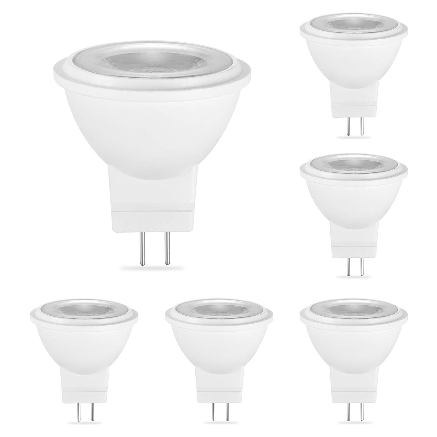 YUIIP 5W MR11 GU4 LED Light Bulbs 12V 20W 35W 40W Halogen Bulb Replacement Soft Warm White 3000K Recessed Spotlight Lamp for Landscape Track Lighting