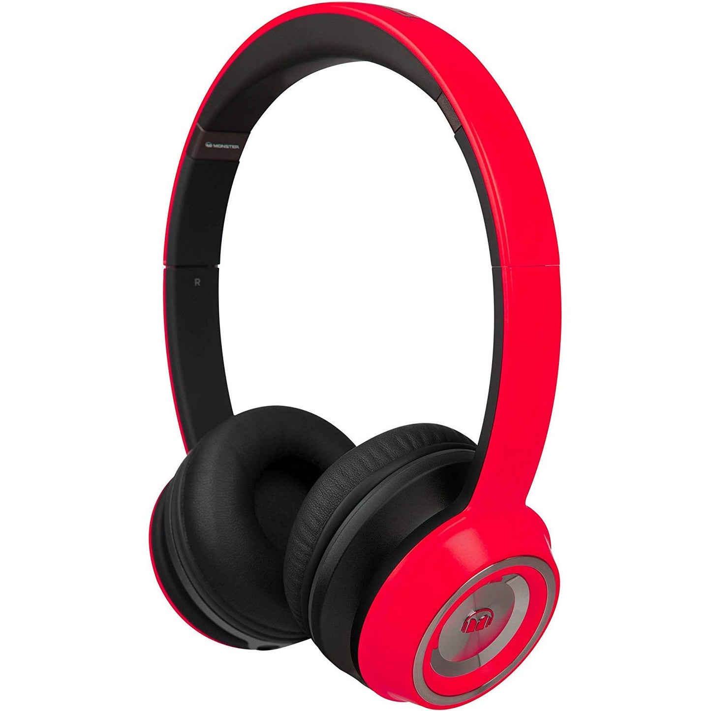 Monster NCredible NTune On-Ear Headphones Candy Red