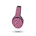 MightySkins Carbon Fiber Skin Compatible with Skullcandy Crusher ANC 2 - Pink Leopard | Protective, Durable Textured Carbon Fiber Finish | Easy…