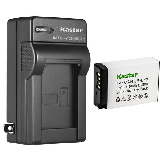 Kastar 1-Pack Battery and AC Wall Charger Replacement for Canon EOS RP, EOS R10 Mirrorless Camera, KISS X8i, KISS X9i, Rebel SL2, EOS Rebel T6i, EOS