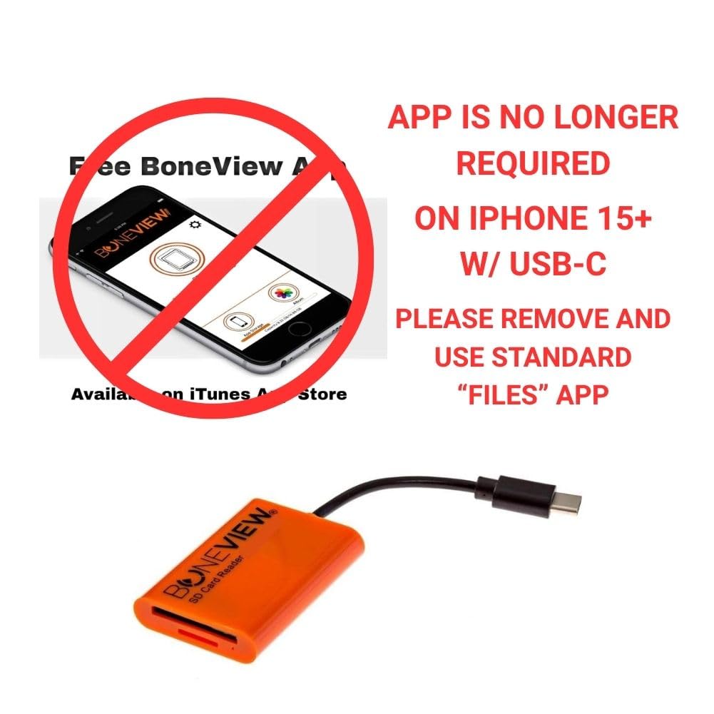 Trail Camera Viewer for iPhone, Corded SD Memory Card Reader Plays Video & Photo on All Apple iOS iPad Tablets and iPhone Model Smartphones (iPhone 15