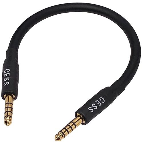 CNCESS CESS-248-6i 4.4mm Balanced Male to Male Cable - Shielded with Metal Connectors & Heat Shrink Protection, High-Fidelity Audio, Durable Design…